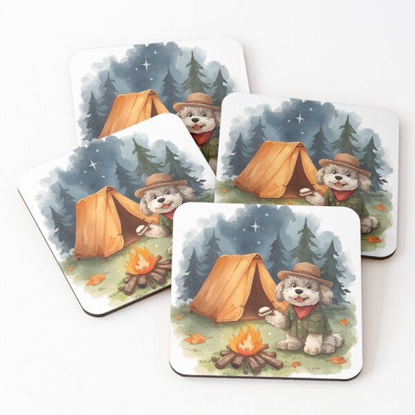 Item preview, Schnoodle Camping Time designed and sold by Kedspicedesign.