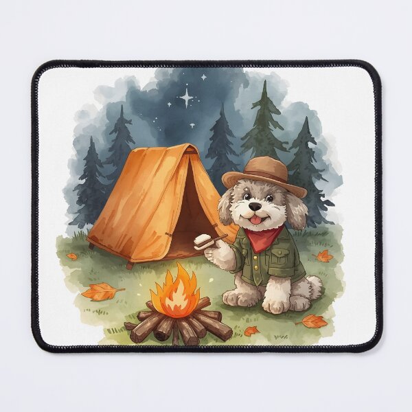 Item preview, Schnoodle Camping Time designed and sold by Kedspicedesign.