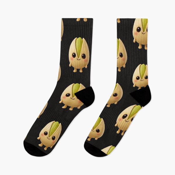Item preview, Cute Pistachio Character | Kawaii Adorable Fun Nut Food Art designed and sold by Moons Studio.