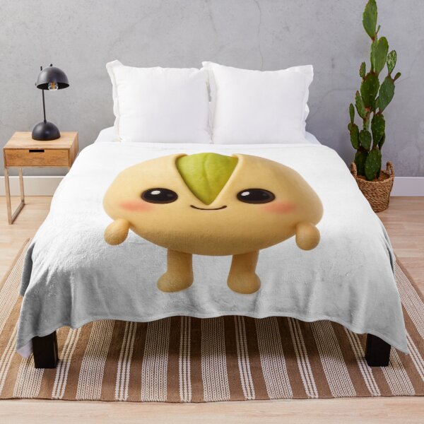 Item preview, Cute Pistachio Character | Kawaii Adorable Fun Nut Food Art designed and sold by Moons Studio.