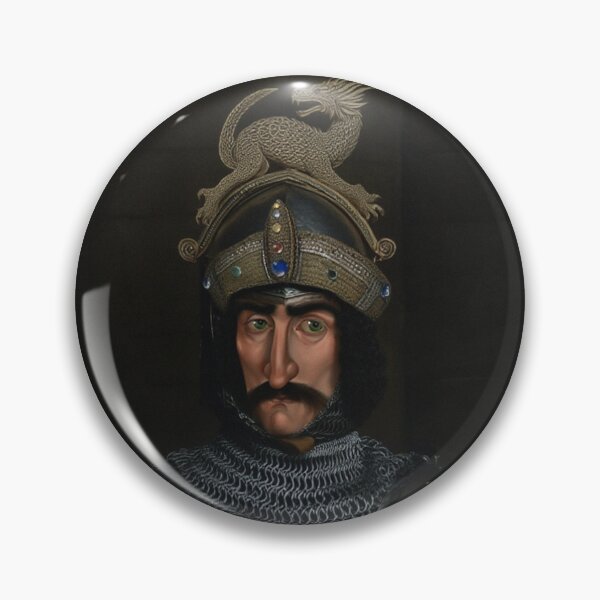 Item preview,  Portrait of Vlad Tepes Dracula medieval prince of Wallachia designed and sold by Vintage Designs +.
