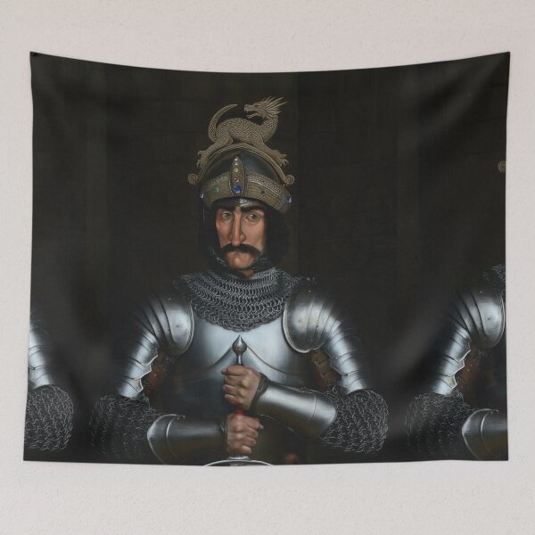 Item preview,  Portrait of Vlad Tepes Dracula medieval prince of Wallachia designed and sold by Vintage Designs +.