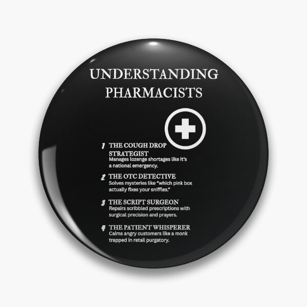 Item preview, Understanding Pharmacists – The Calm Within Every Healthcare Storm – Black designed and sold by PsyFlow35.