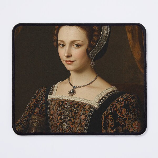 Item preview, Portrait art of a Tudor era lady of court designed and sold by Vintage Designs +.