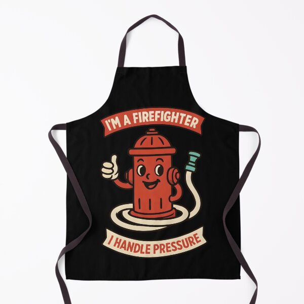 Item preview, I’m a Firefighter I Handle Pressure Funny Fire Hydrant Design designed and sold by TeeTimeTreasure.