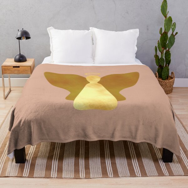 Item preview, Golden Angel on creme - Calm, Sensory-Friendly designed and sold by CreaTwinkles.