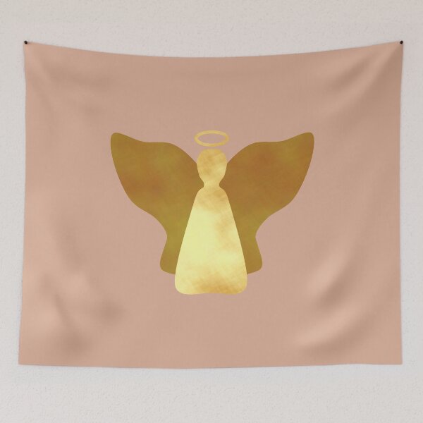 Item preview, Golden Angel on creme - Calm, Sensory-Friendly designed and sold by CreaTwinkles.