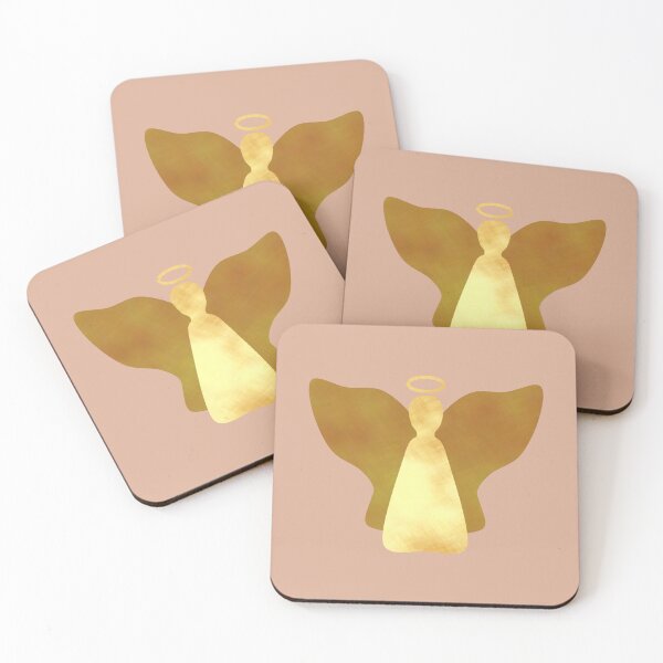 Item preview, Golden Angel on creme - Calm, Sensory-Friendly designed and sold by CreaTwinkles.