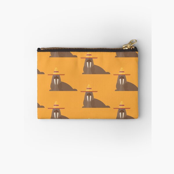 Item preview, Mexican walruses on orange designed and sold by reneesillus.