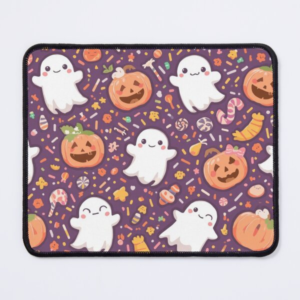 Item preview, Cute Ghosts & Halloween Candy Pattern designed and sold by aestheticbyarii.