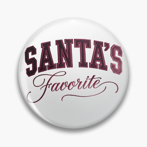 Item preview, Santa’s Favorite White Embroidered Sweatshirt – Collegiate Varsity Font Holiday Crewneck on Cozy Cream Rug designed and sold by ZyxDes.