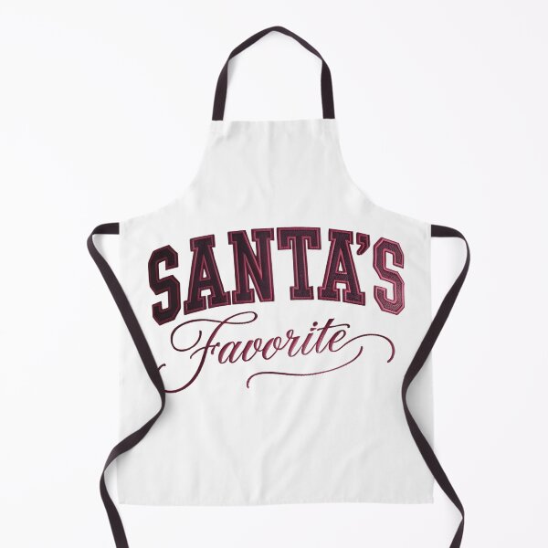 Item preview, Santa’s Favorite White Embroidered Sweatshirt – Collegiate Varsity Font Holiday Crewneck on Cozy Cream Rug designed and sold by ZyxDes.