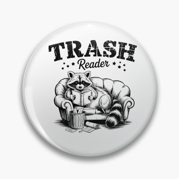 Item preview, Trash Reader Raccoon Book Lover  designed and sold by Veroniadic.