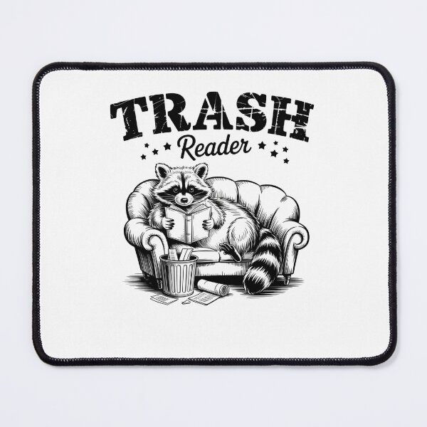 Item preview, Trash Reader Raccoon Book Lover  designed and sold by Veroniadic.
