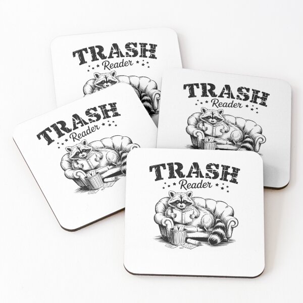 Item preview, Trash Reader Raccoon Book Lover  designed and sold by Veroniadic.