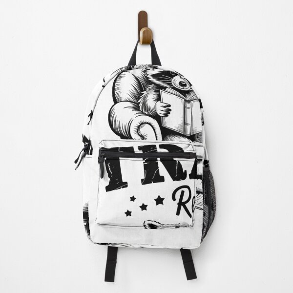 Item preview, Trash Reader Raccoon Book Lover  designed and sold by Veroniadic.