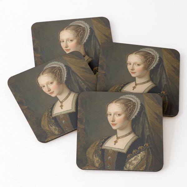 Item preview,  Portrait art of a Tudor era lady of court designed and sold by Vintage Designs +.