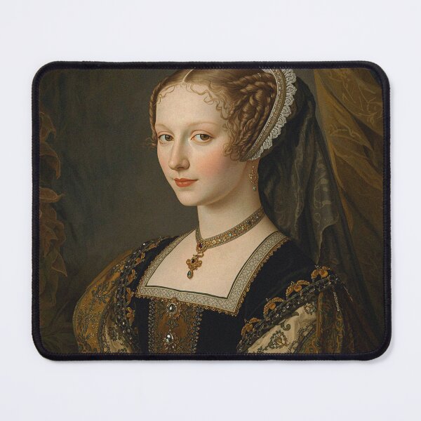 Item preview, Portrait art of a Tudor era lady of court designed and sold by Vintage Designs +.