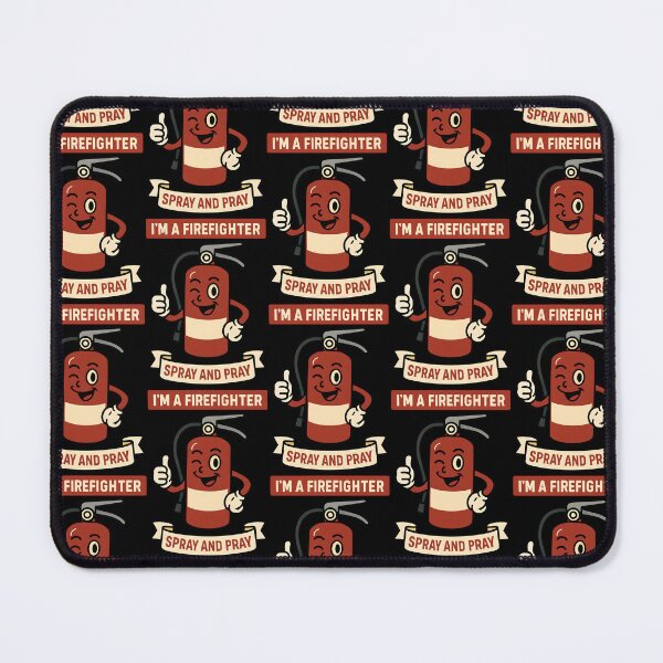 Item preview, I’m a Firefighter Spray and Pray Funny Fire Extinguisher Design designed and sold by TeeTimeTreasure.