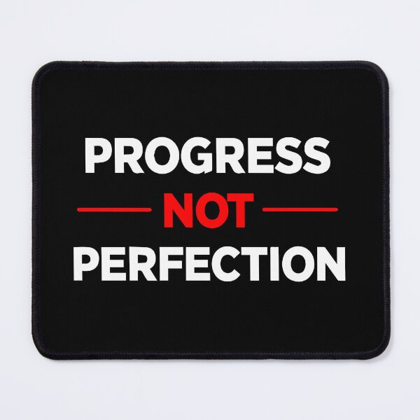 Item preview, Progress Not Perfection – Motivational Quote Design designed and sold by Artbyhannan.