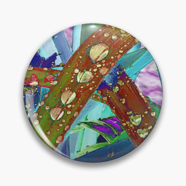 Item preview, Abstract Macro Raindrops on Teal & Pink Leaves designed and sold by SXW Designs.