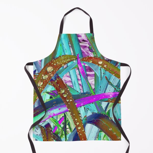 Item preview, Abstract Macro Raindrops on Teal & Pink Leaves designed and sold by SXW Designs.