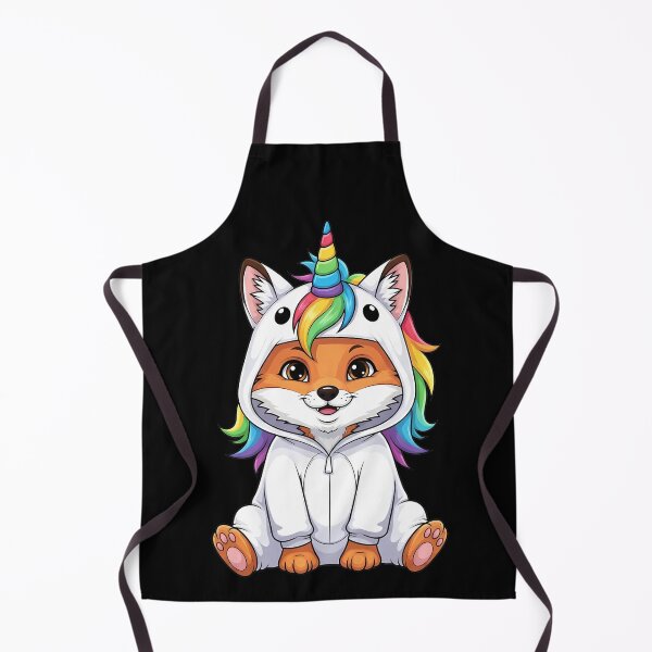Item preview, Cute Fox Unicorn Costume Rainbow Magic designed and sold by k3rstman1.