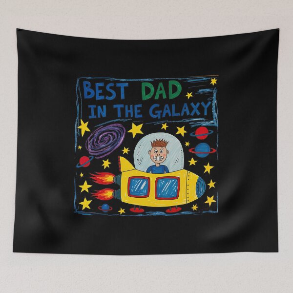 Item preview, Best Dad In The Galaxy  Space Adventure  designed and sold by loppyraeStore.