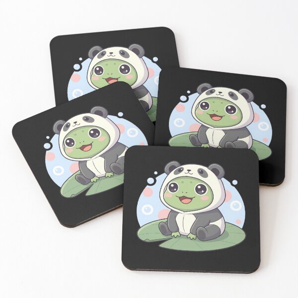 Item preview, Cute Frog Panda Costume Lily Pad Kawaii designed and sold by k3rstman1.