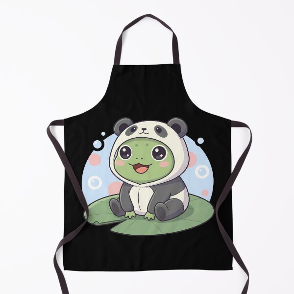 Item preview, Cute Frog Panda Costume Lily Pad Kawaii designed and sold by k3rstman1.