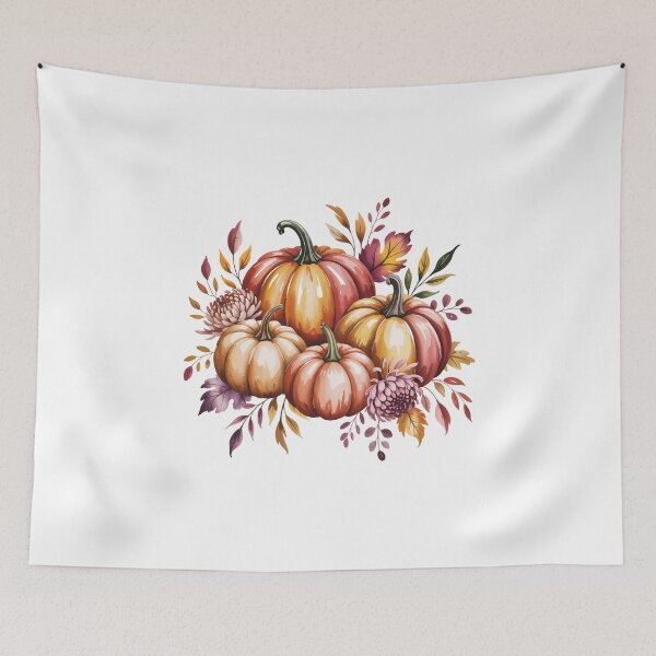 Item preview, Pumpkins and Flowers  designed and sold by jkrphoto.