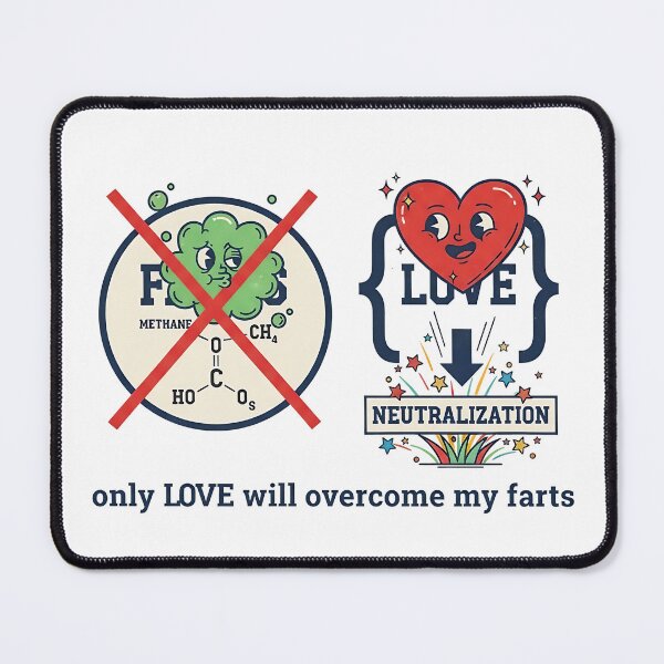 Item preview, only LOVE will overcome my farts designed and sold by Artadria.