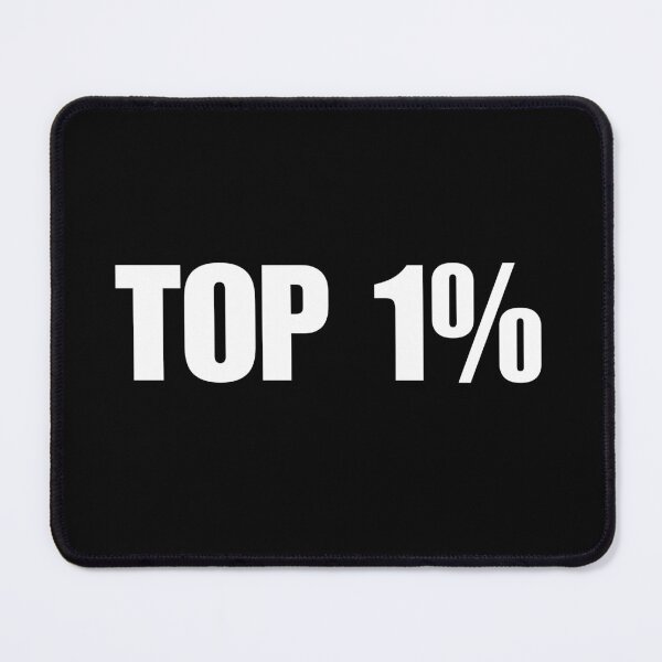 Item preview, TOP 1% – Elite Mindset Motivational designed and sold by rebuZZ-Apparels-The Minimalistic Buzz.