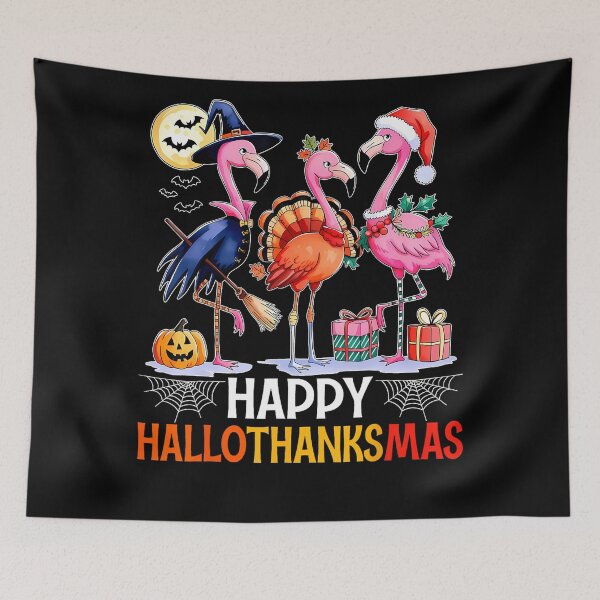 Item preview, Happy Hallothanksmas 2025 Tree Christmas Vintage Merry designed and sold by JamieFmorriSS.
