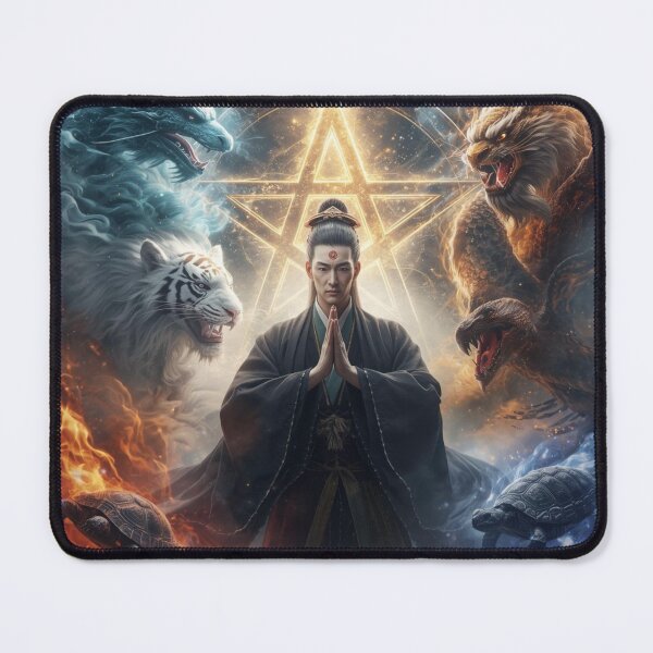 Item preview, Abe no Seimei – Master of Yin and Yang | 安倍晴明 ― 陰陽師と四神の結界 designed and sold by Mori-no-Akari.