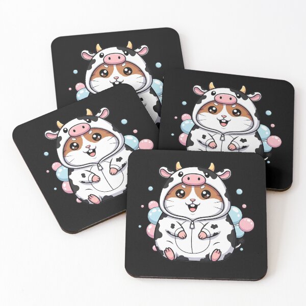 Item preview, Cute Hamster Cow Animal Kawaii Pet designed and sold by k3rstman1.