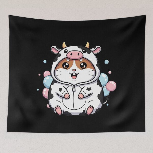 Item preview, Cute Hamster Cow Animal Kawaii Pet designed and sold by k3rstman1.