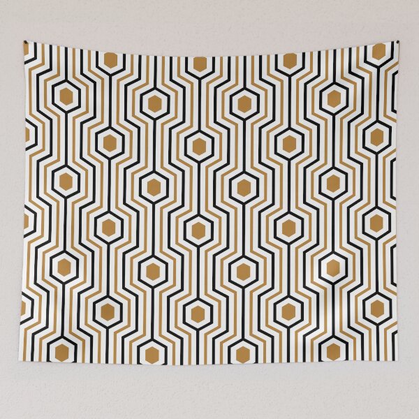 Item preview, Hurdle-Chocolate Brown Black White designed and sold by Fabricatemyart.