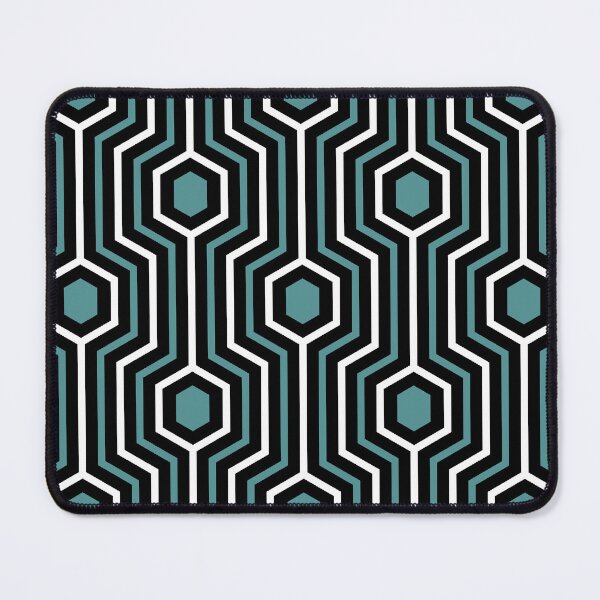 Item preview, Hurdle-Moody Jade-Greenish Blue-White-Black designed and sold by Fabricatemyart.