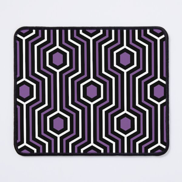 Item preview, Hurdle-Moody Dull Purple Black White designed and sold by Fabricatemyart.