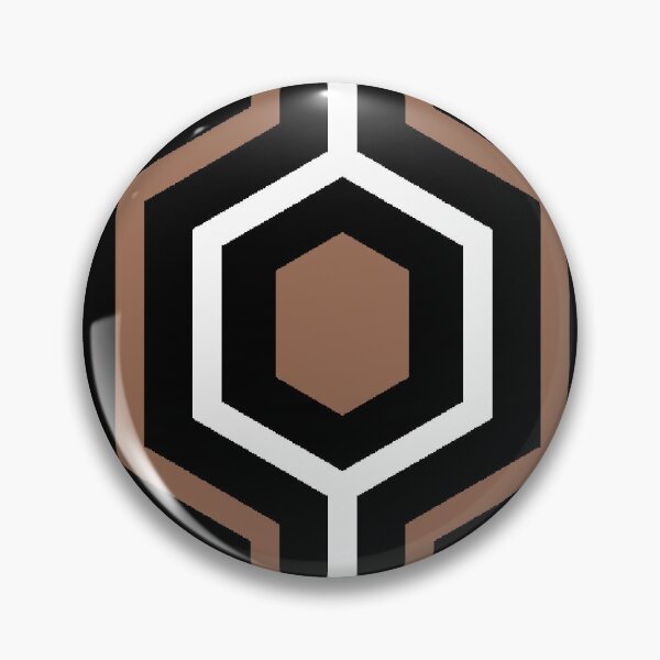 Item preview, Hurdle-Moody Chocolate Brown-Mocha-Black White designed and sold by Fabricatemyart.