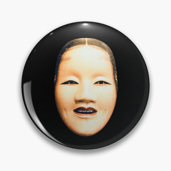 Item preview, Old Japanese mask – Cheerful expression in light tones / Swiss Artwork Photography designed and sold by Raphael Wolf.