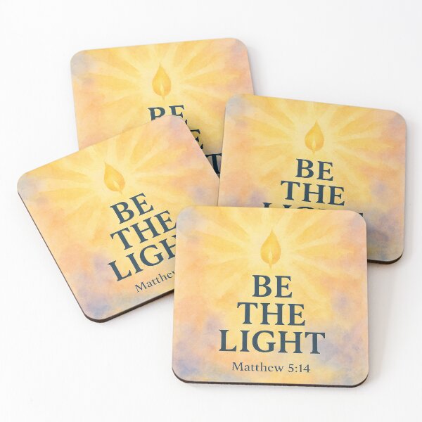 Item preview, Be the Light – Matthew 5:14 Bible Verse Christian Design designed and sold by mariannrina.