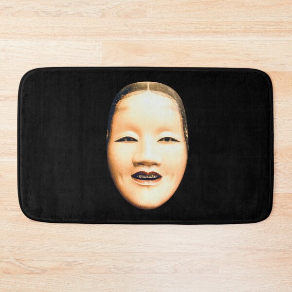 Item preview, Old Japanese mask – Cheerful expression in light tones / Swiss Artwork Photography designed and sold by Raphael Wolf.