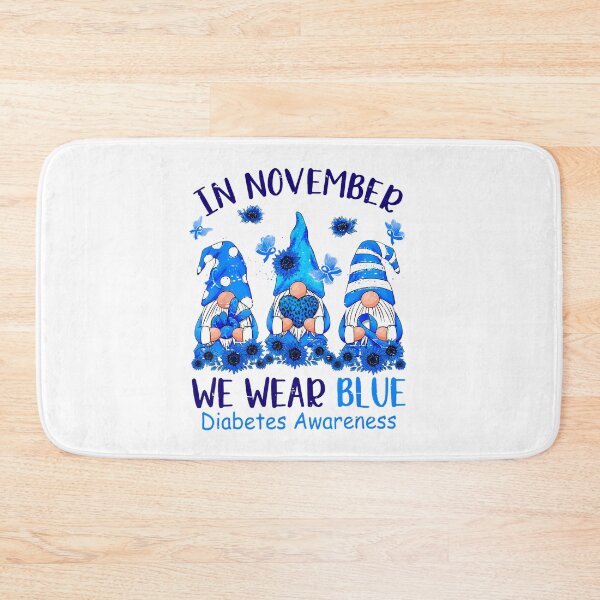 Item preview, Vintage Style Quote Month Bow November Support Blue designed and sold by Williammarger.