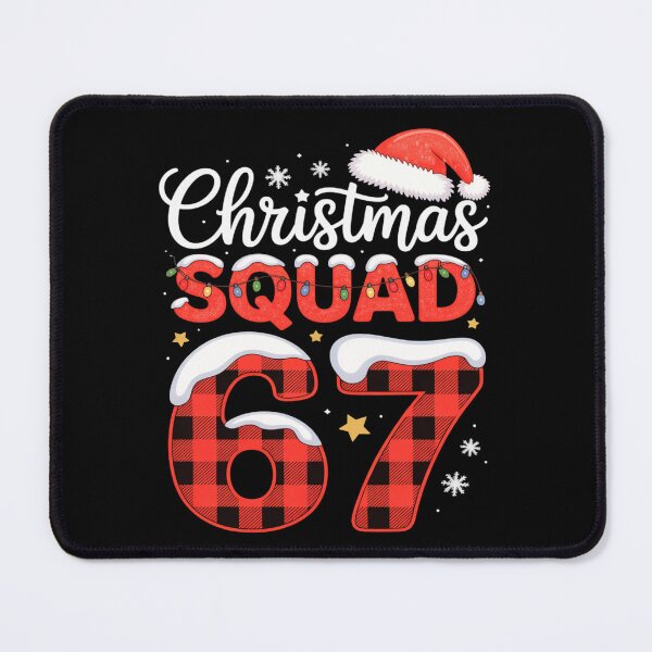 Item preview, 6-7 Christmas Squad Funny Six Seven Meme Holiday Plaid Design designed and sold by FreshVibe Prints.