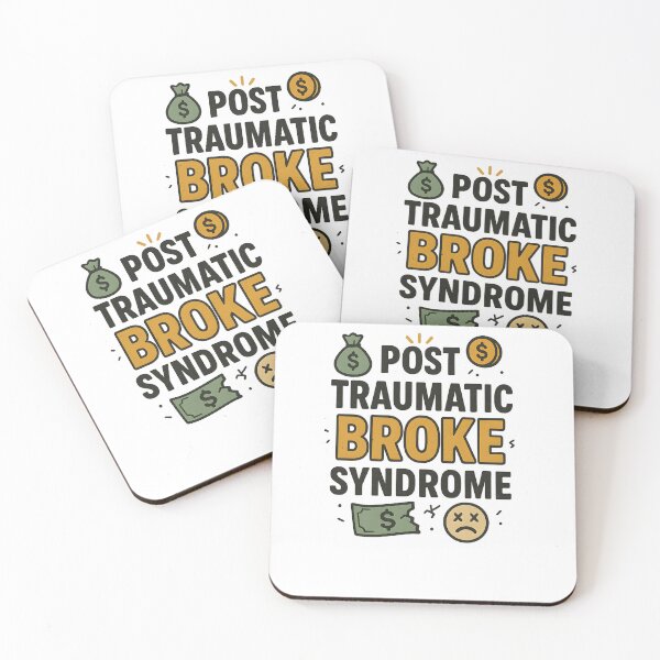 Item preview, Post Traumatic Broke Syndrome, Funny Saying  designed and sold by Logiamerch.