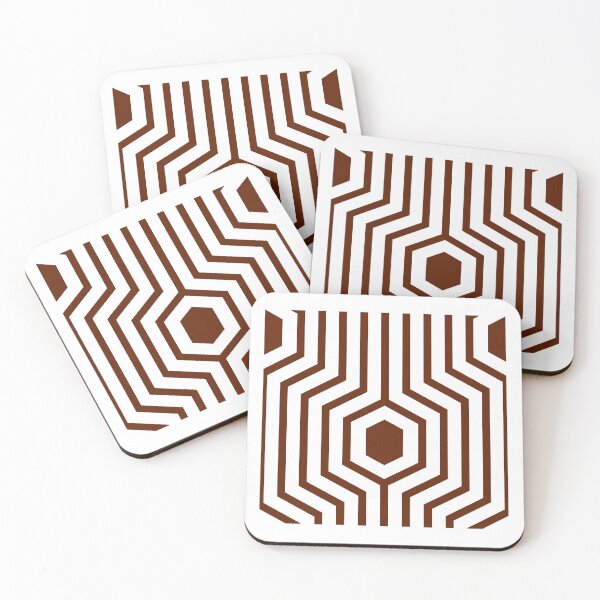 Item preview, Hurdle-Moody Dark Burnt Red & White designed and sold by Fabricatemyart.