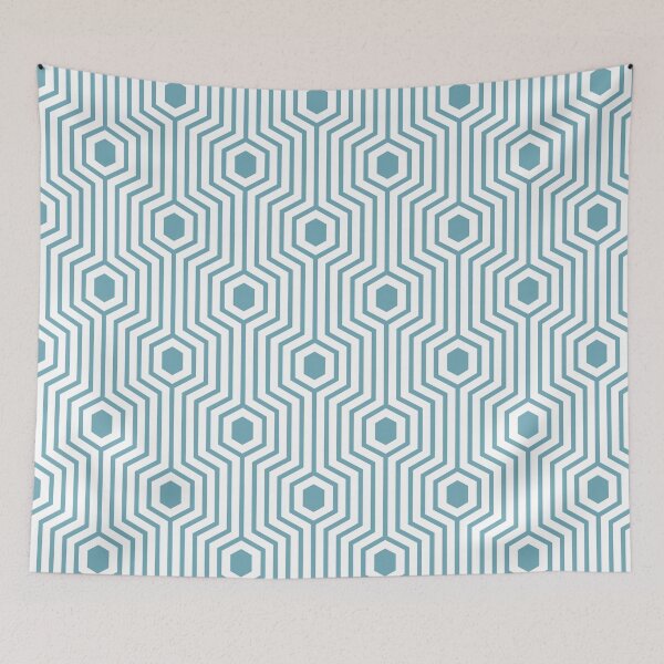 Item preview, Hurdle-Dull Jade-Bluish Green-Greenish Blue designed and sold by Fabricatemyart.