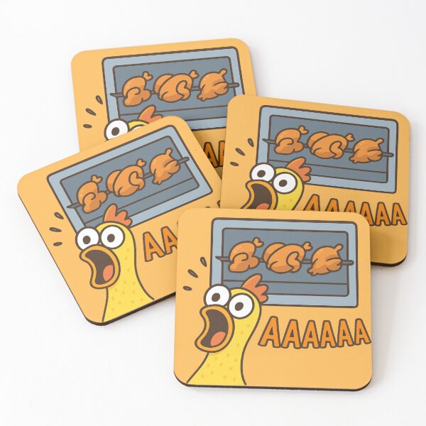 Item preview, Rubber Chicken Horror – Funny Meme Design designed and sold by Ivy-Triggs.